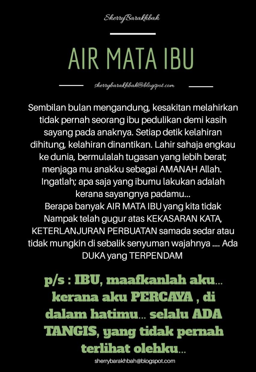 Doa Fitrah Untuk Ibu - Dakwah Islami