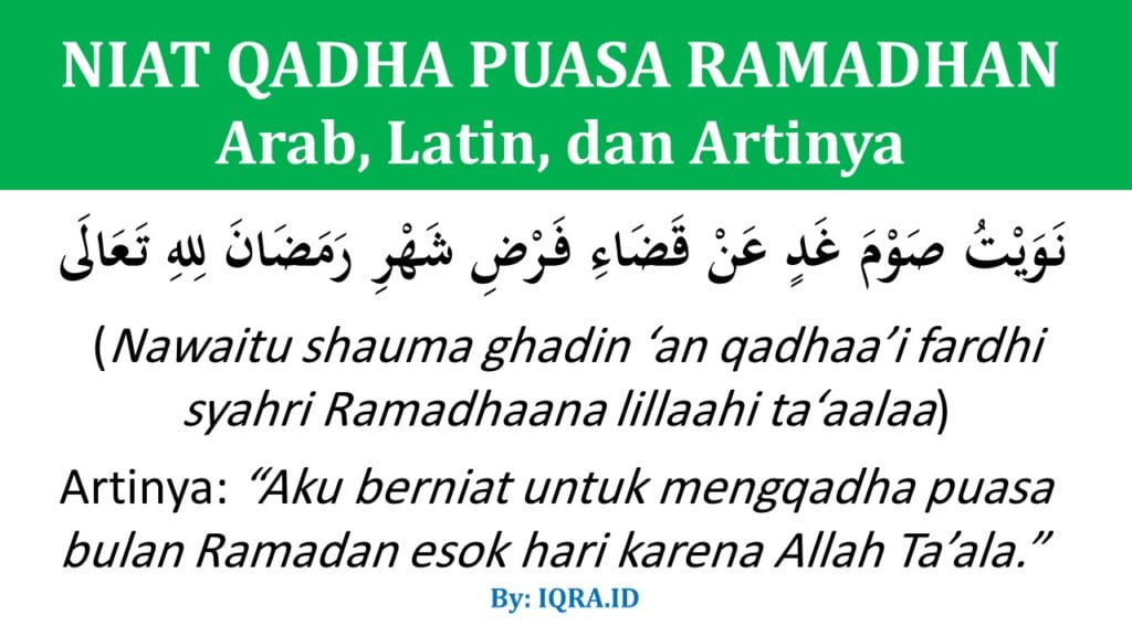 Doa Mengganti Puasa Ramadhan Di Bulan Syawal - Dakwah Islami